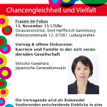 Plakat Vortrag