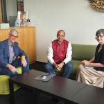 Prof. Dr. Frank Rövekamp, Prof. Dr. Manoj Gupte und Christine Liew